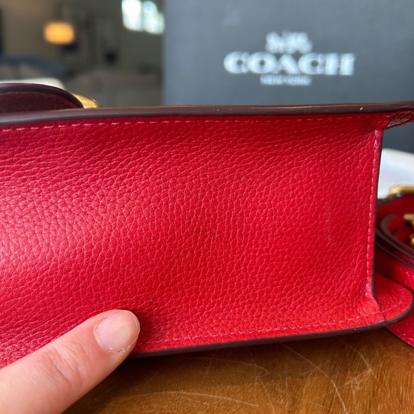 Coach Tabby 26 Bag in Red - Picture 7 of 13